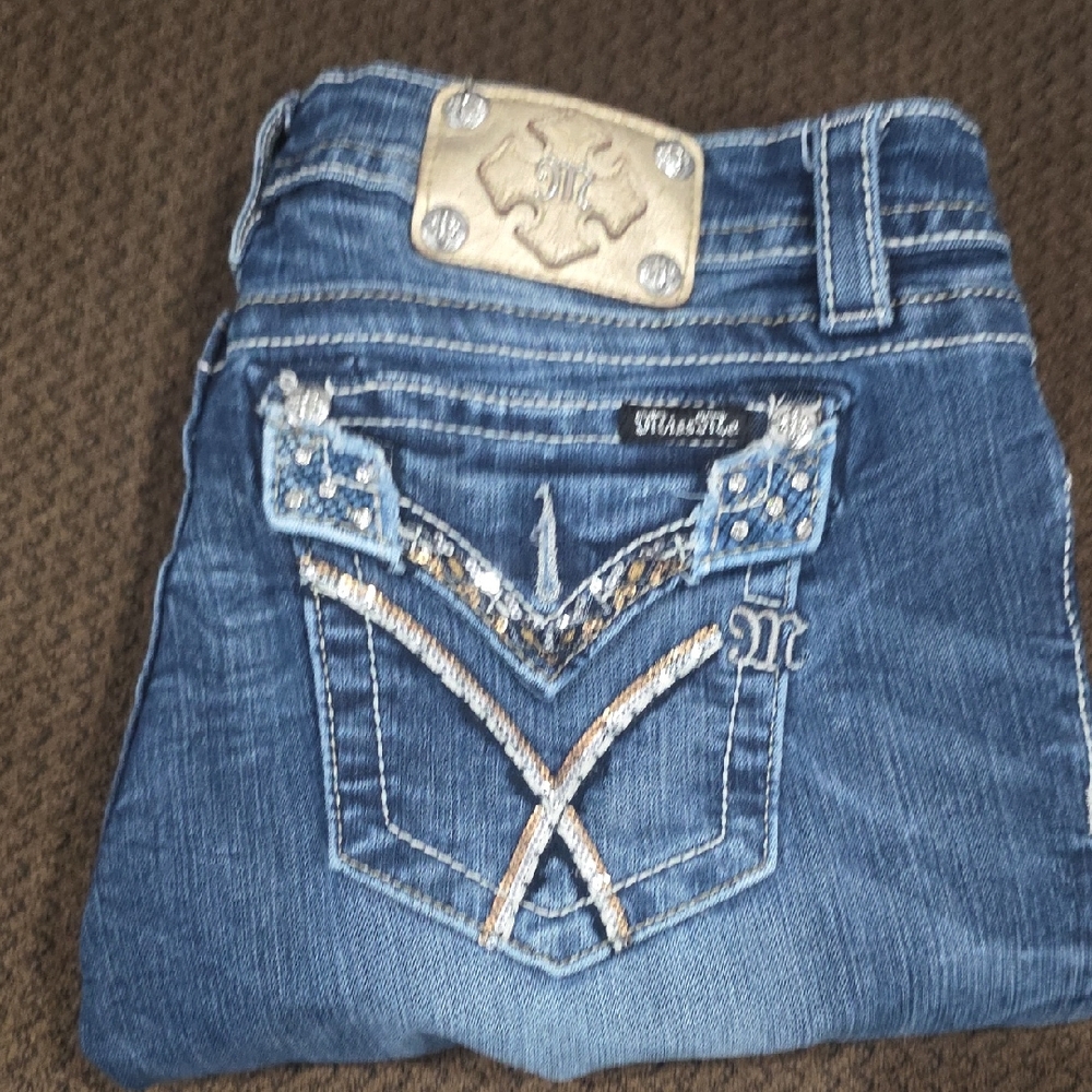 Stetson Women's Embellished Blue Jeans